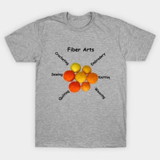 Fiber Arts Yarn Balls T-Shirt